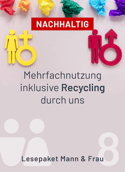 LeseZirkel Lesepaket Mann & Frau Mehrfachnutzung inklusive Recycling