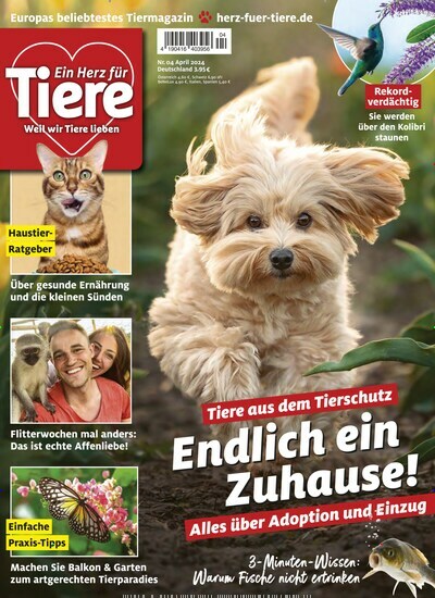 LeseZirkel Zeitschrift Ein Herz für Tiere Titelbild
