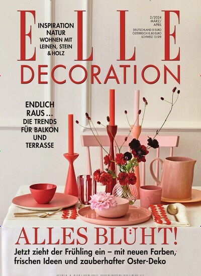 LeseZirkel Zeitschrift Elle Decoration Titelbild