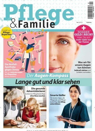 LeseZirkel Zeitschrift Pflege & Familie Titelbild