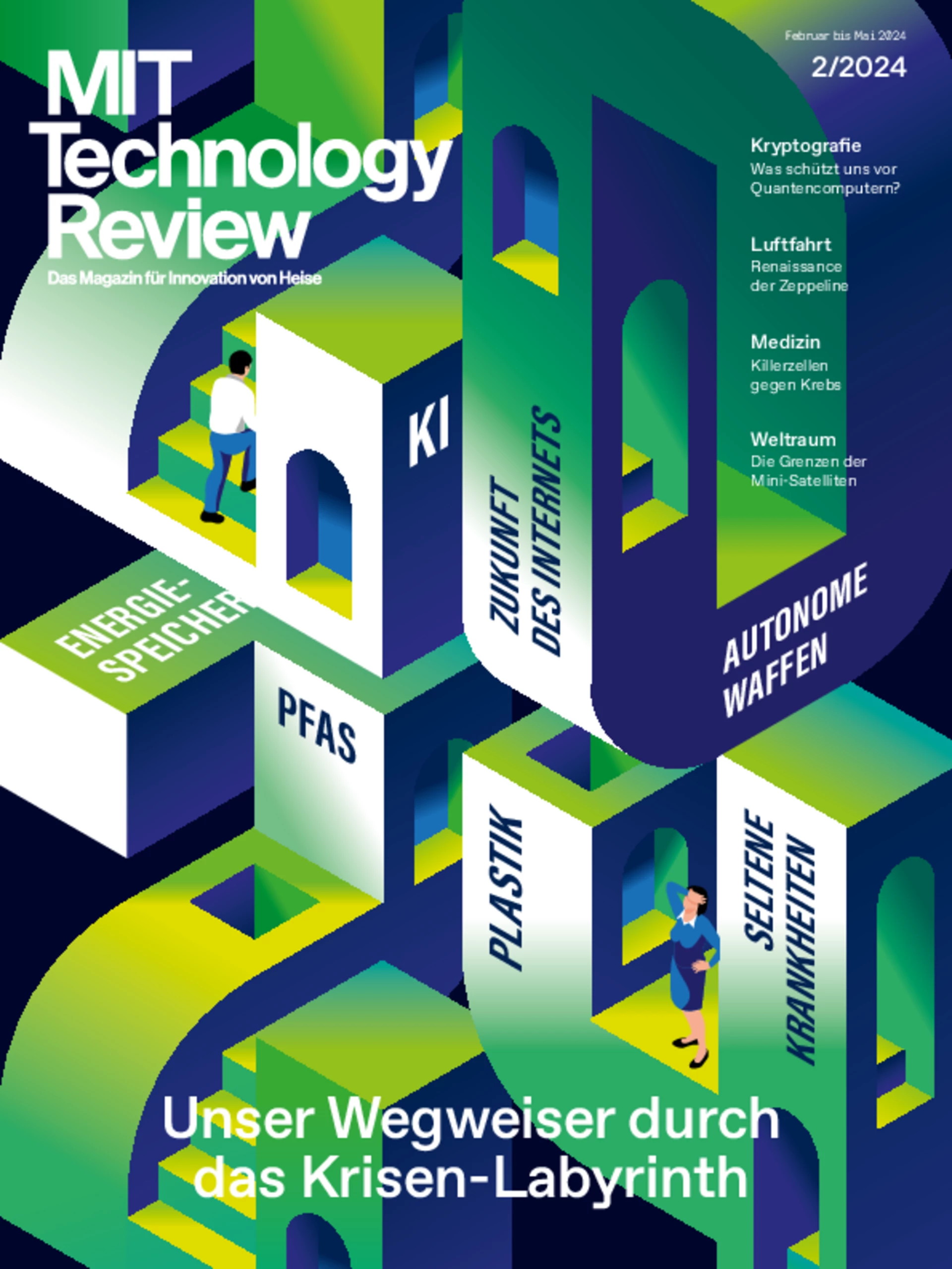 LeseZirkel Zeitschrift Technology Review Titelbild