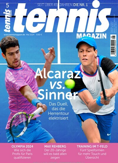 LeseZirkel Zeitschrift tennis magazin Titelbild