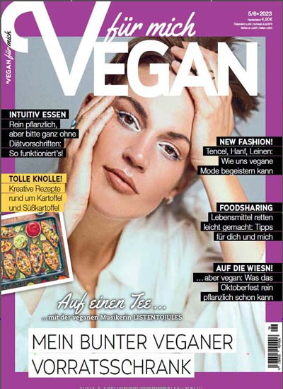 LeseZirkel Zeitschrift Vegan für mich Titelbild