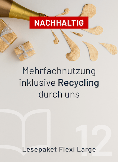 LeseZirkel Lesepaket Flexi Large Mehrfachnutzung inklusive Recycling