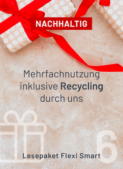 LeseZirkel Lesepaket Flexi Smart Mehrfachnutzung inklusive Recycling