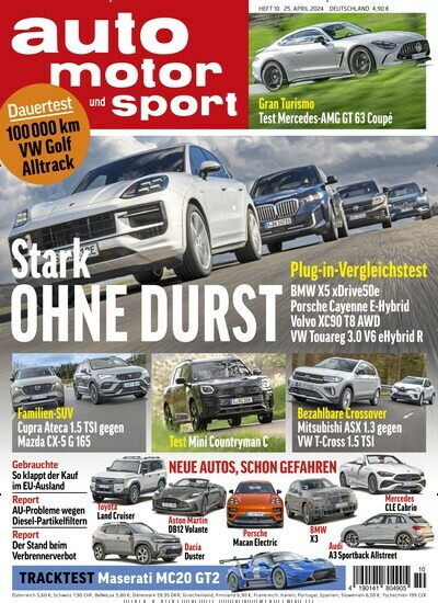 LeseZirkel Zeitschrift Auto Motor und Sport Titelbild
